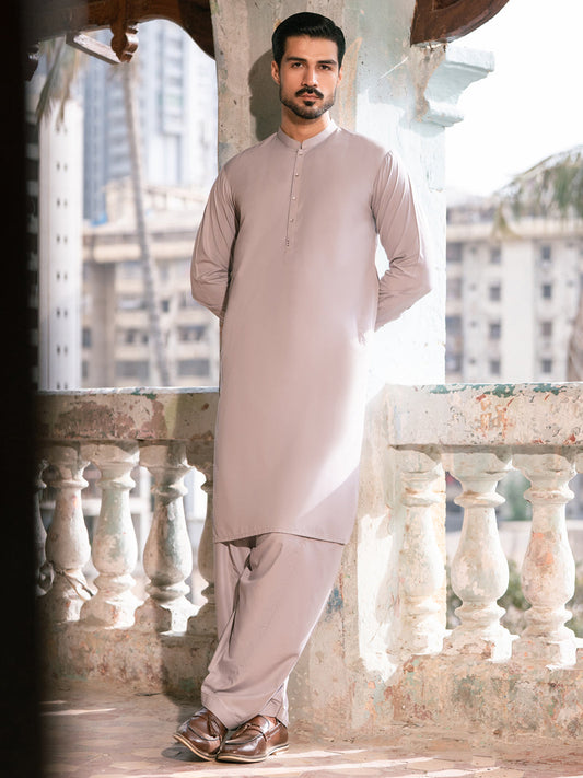 Light Purple Unstitched Kameez Shalwar – Moiz Fabric