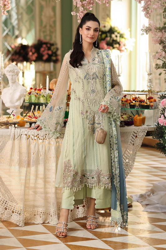 Embroidered Chiffon 3-Piece Suit – Moiz Fabric