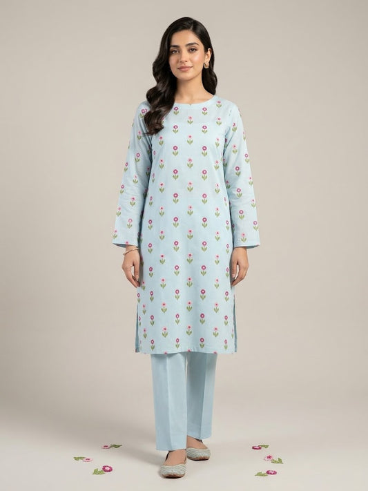 Embroidered Lawn Suit 2Pc