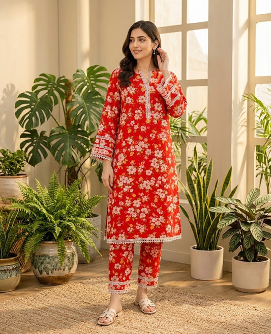 Printed Lawn 2Pc Suit