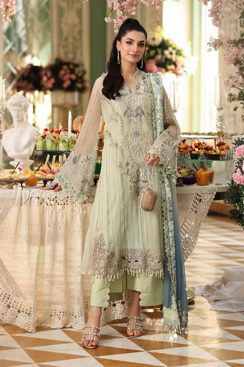 Embroidered Chiffon 3-Piece Suit – Moiz Fabric