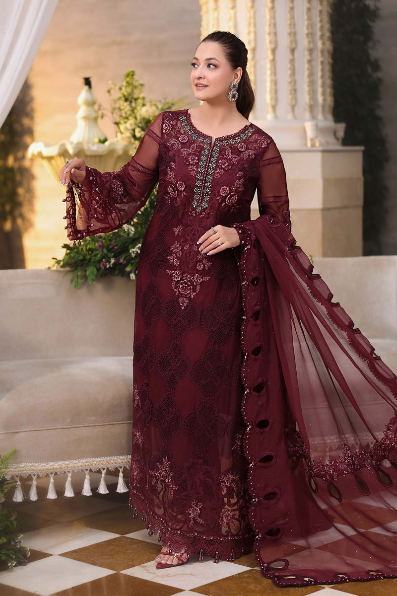 Embroidered Chiffon 3-Piece Suit – Moiz Fabric