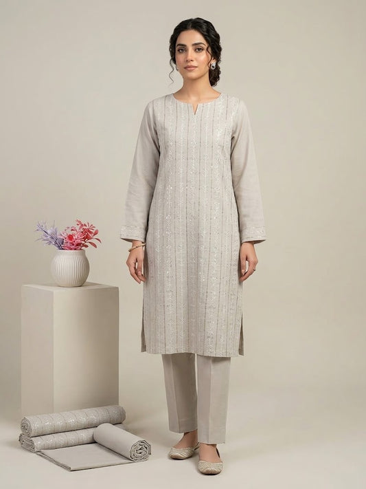 Embroidered Lawn Suit 2Pc